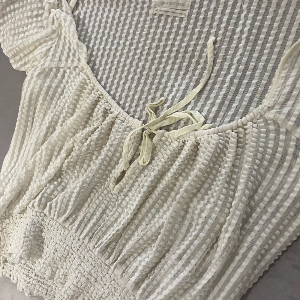 Urban outfitters opaque crop top